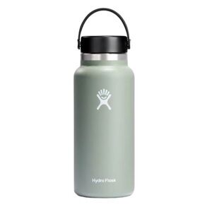 hydro flask 32 oz wide mouth bottle agave sage green